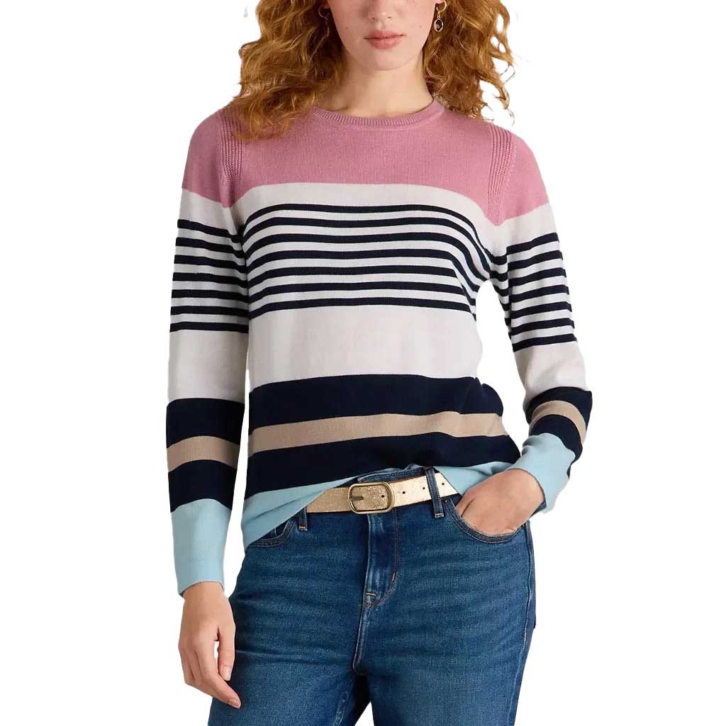 White Stuff Stripe Crew Merino